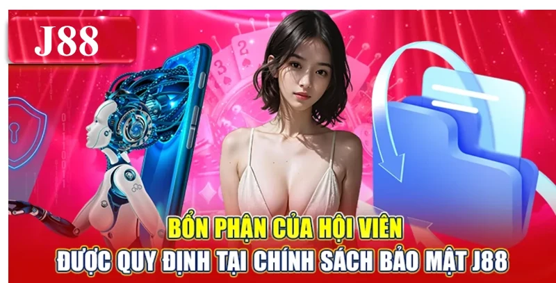 Bổn phận của hội viên được quy định tại chính sách bảo mật J88