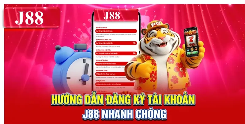 Chi tiết các bước tham gia đăng ký tài khoản tại J88